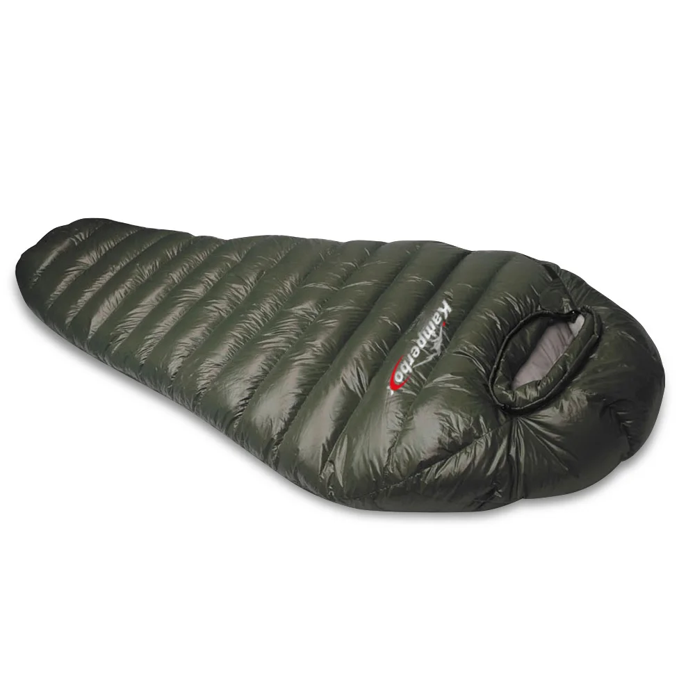 Kamperbox-Sac de couchage en duvet pour camping, température froide, double, hiver