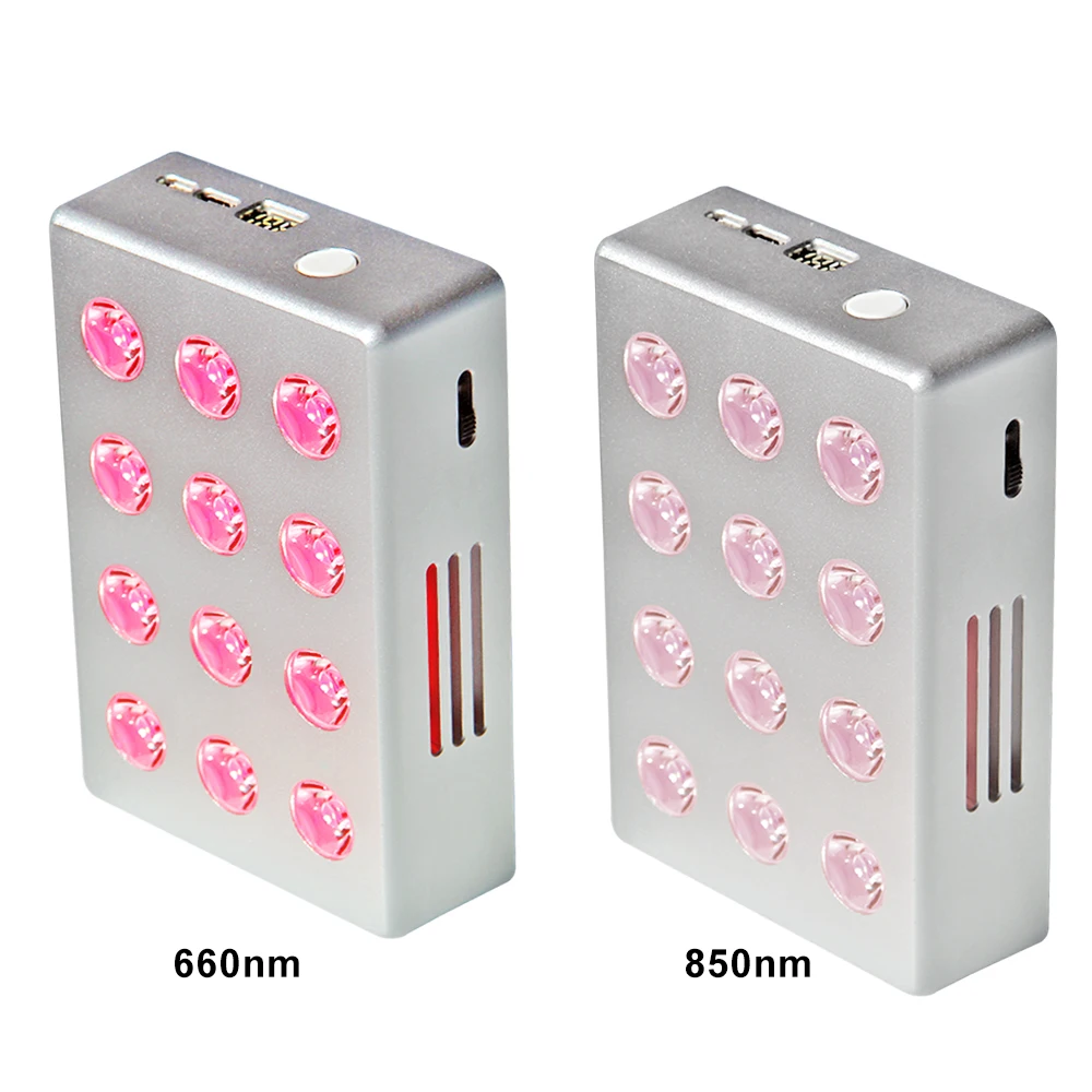 Portable light therapy in the palm of your hand and conveniently slips into your purse or backpack