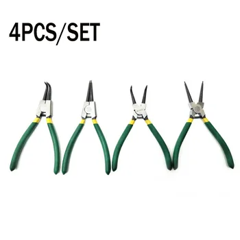 

4pcs/set 7 TipCirclip Plier Set Retaining Clips Multifunctional Snap Ring Remover Pliers EXTERNAL/Internal Kits For Hand Tool