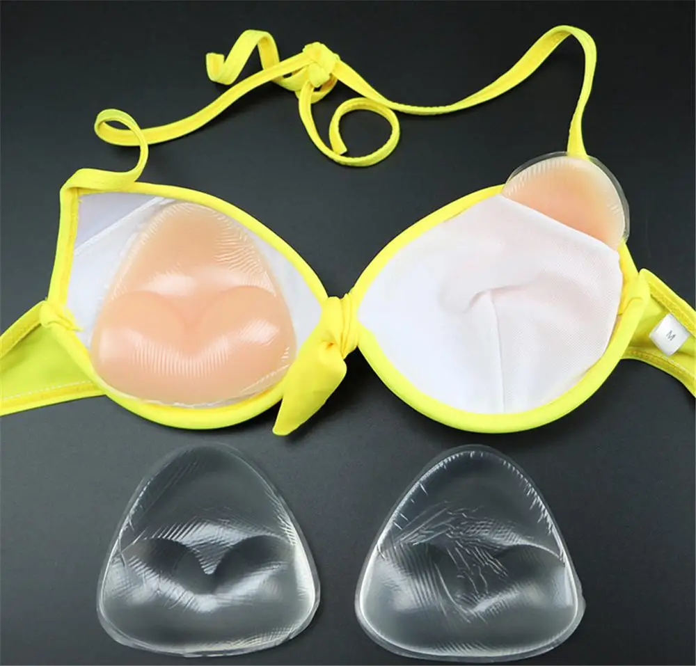 DILISEN 2 Paires Bikini Inserts de Soutien-Gorge en Silicone Push Up Breast Enhancer 