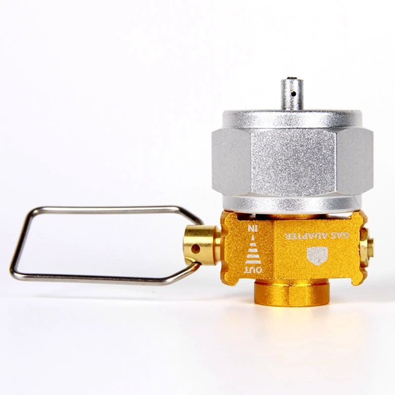 Gas Saver Plus Gas Converter Change Gas Tank Conversion Adapter Valve Gas Adapter for Camping Hiking Fishing Daerzy