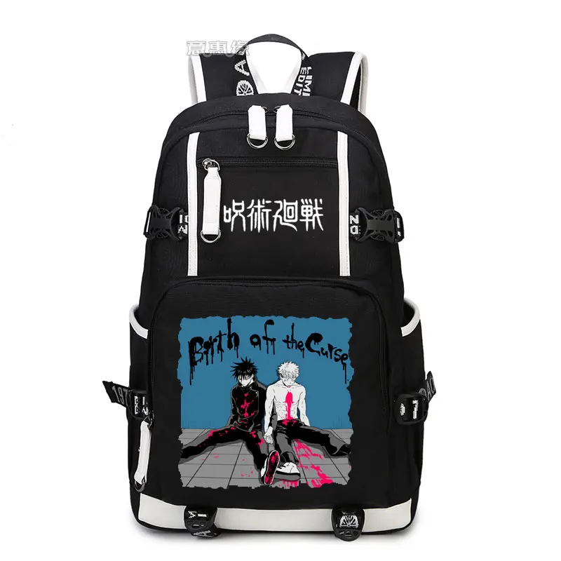 Jujutsu Kaisen - Yuji Itadori Backpack Cosplay Canvas Bag Schoolbag ...