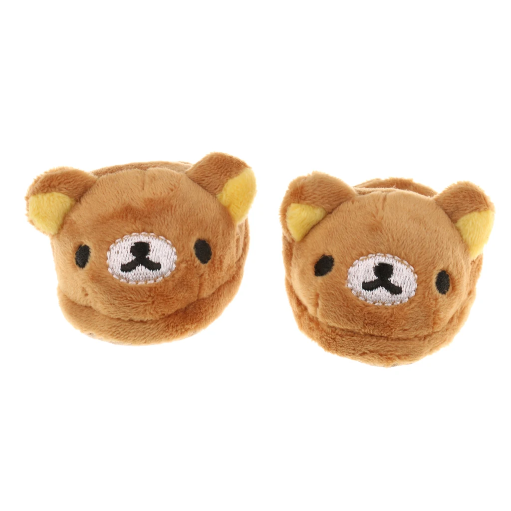 Brown Cute Bear Design Slippers for 1/3 BJD SD  DELF DOT Dolls