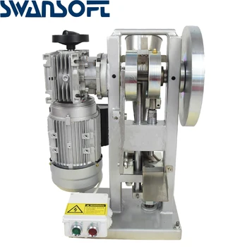 

SWANSOFT Hand-cranked electric single punch tablet machine granule powder pharmaceutical small food chemical tablet machine