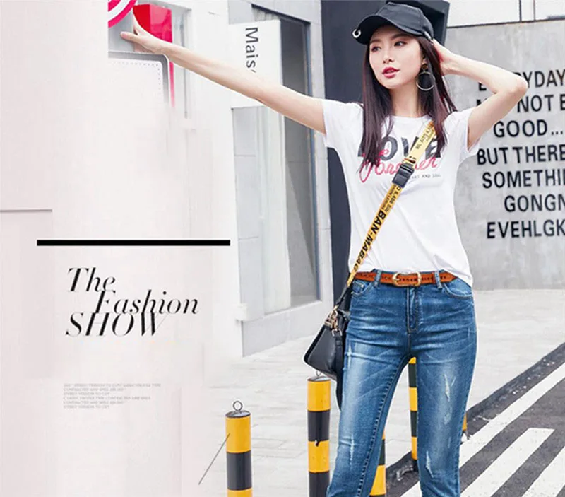 Female Leather Belt Fashion Wild Hollow Women's Belts High Quality Jeans Decorative Accessories Waistband Pasek Damski