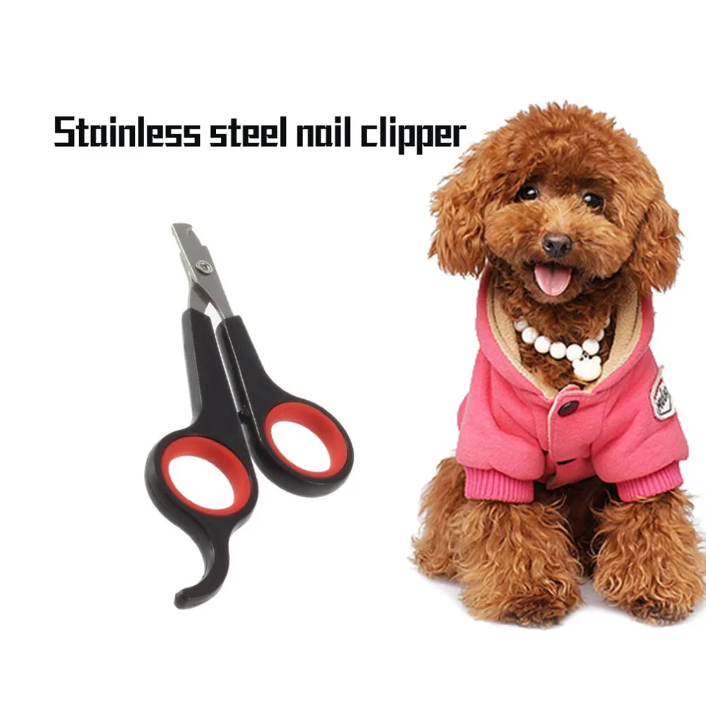 Pet Puppy Dog Cat Grooming Nail Toe Claw Clippers Scissors Trimmer Groomer Cutter Stainless Steel With Plastic Handle