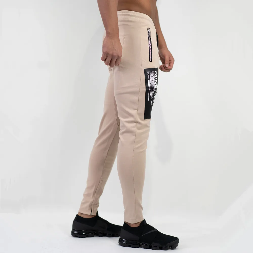 Jogger брюки мужские спортивные обтягивающие спортивные брюки Осень Тренажерный Зал Фитнес Тренировочные штаны Мужская спортивная одежда Брендовые спортивные штаны