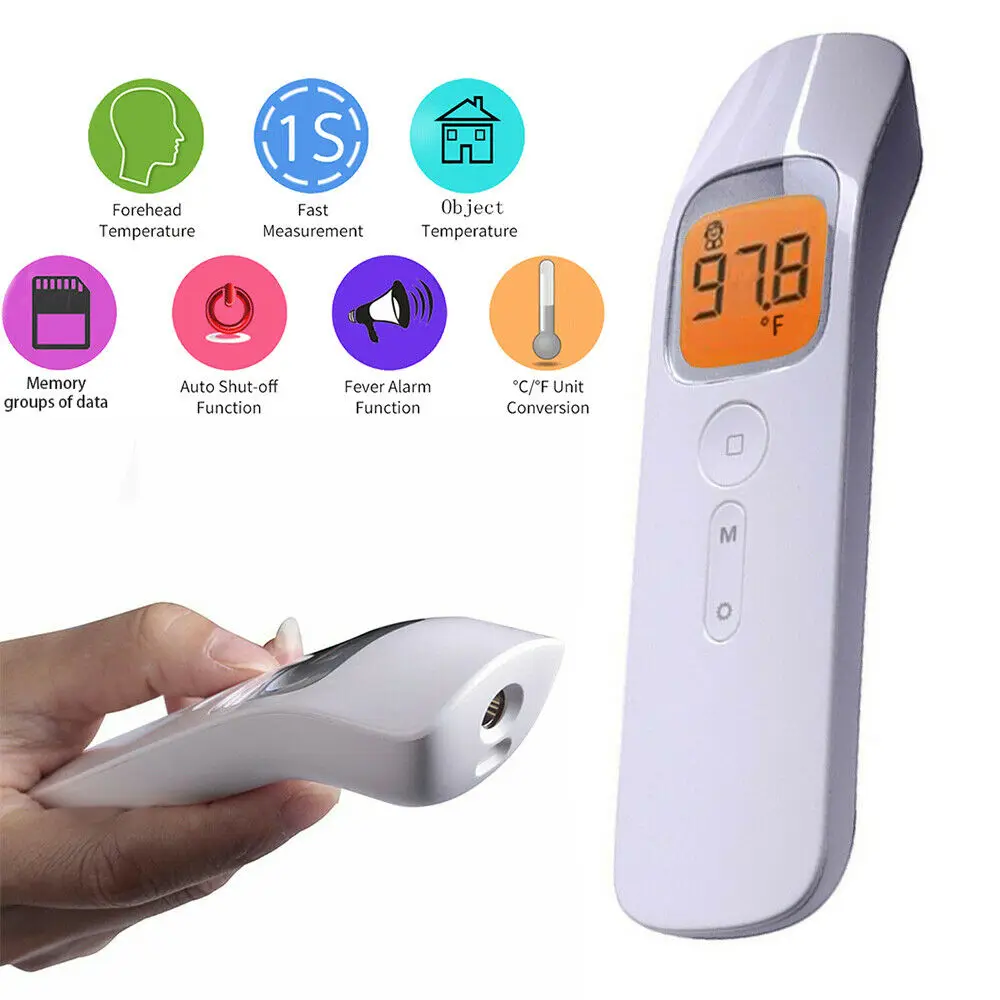 

Baby/Adult Infrared Termomete Forehead Body Thermometer Gun Non-contact Temperature Measurement Device Digital Termomete Dropshi