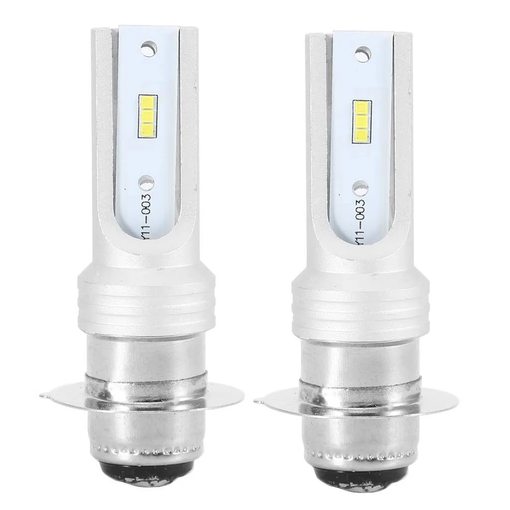 H6 P15 светодиодный фонарь для мотоцикла 4W±0. 5W CSP-Y11 белый 6000K(2 шт) фара для мотоцикла аксессуары для мотоциклов