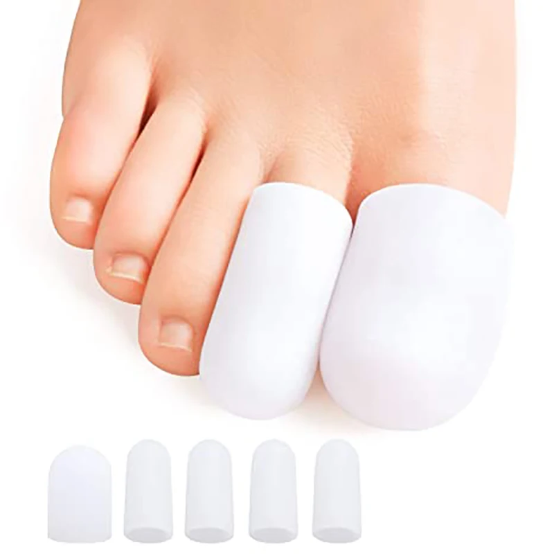 10pcs=5 Pairs Toe Protectors Hammer Toe Straightening Relieve Foot Corns Blisters Pain Foot Care Tool Silicone Gel Toe Separator radiator cleaner car air conditioner fin comb universal radiator condenser cleaning brush cooling straightening cleaning tool