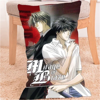 

Mirage of Blaze Naoe Nobutsuna Ougi Takaya Dakimakura Pillow Cover Case 60x40cm