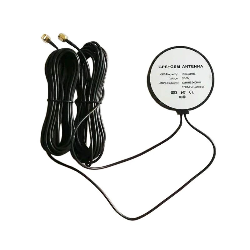 Gps+ GSM антенна Комбинированная антенна с 3 метровым кабелем SMA соединительные антенны gsm усилитель Fakra 1575,42 МГц двухдиапазонный внешний