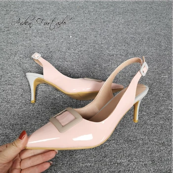 

Arden Furtado Summer Fashion Trend Women's Shoes Pointed Toe Stilettos Heels Sexy Elegant Sandals Big size 47