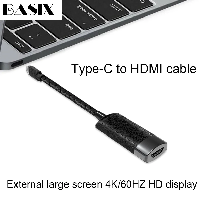 USB C к HDMI кабель usb type C к HDMI 60 Гц кабель мужчин и женщин адаптер для MacBook2016/huawei Matebook/Smasung S8 Hdmi Usb-c
