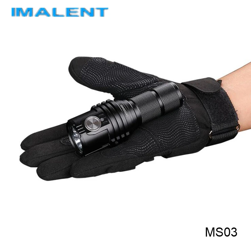 Imalent MS03 Type C перезаряжаемый фонарик с аккумулятором 21700 13000 люмен мощный