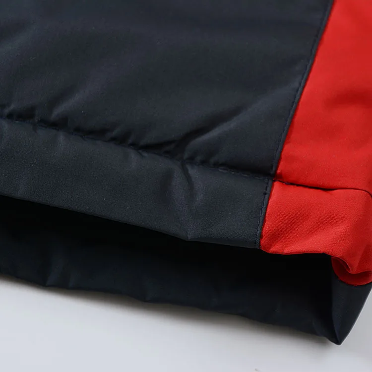 Amoy Мужская ветронепроницаемая одежда из материала, удерживающего тепло, настраиваемая на карту, образцы, рекламная работа, хлопковое пальто