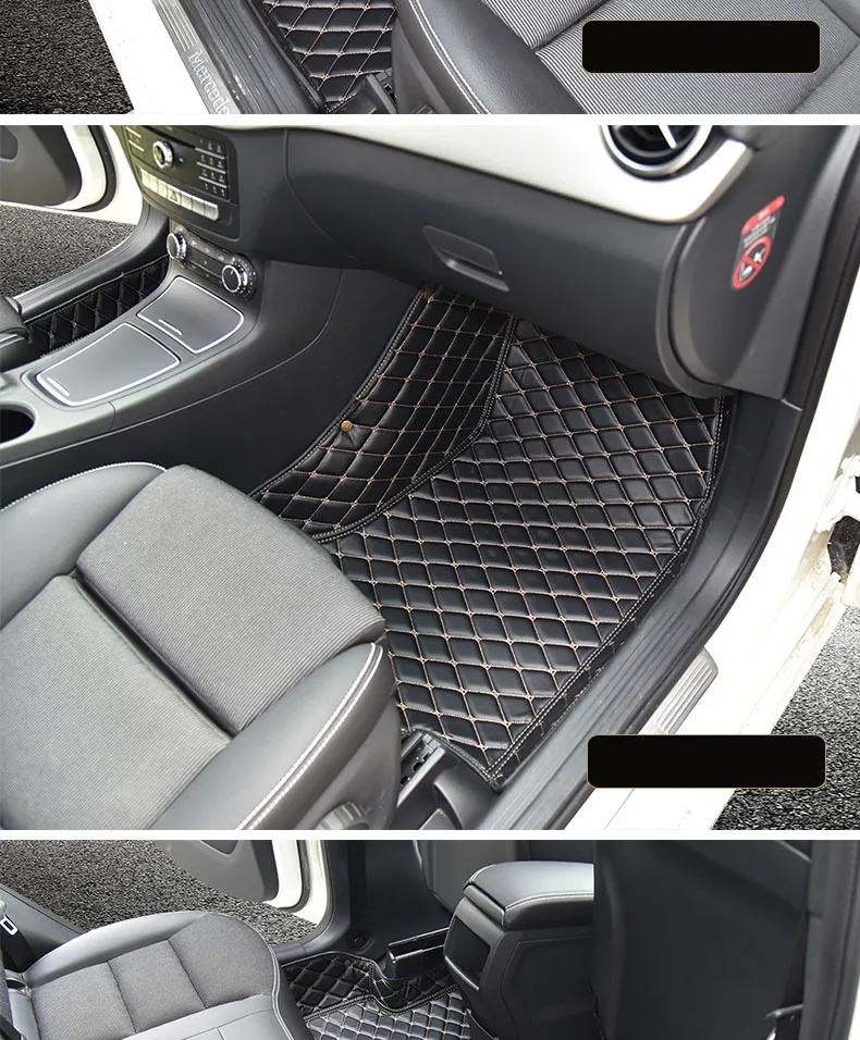 Кожаный Автомобильный коврик для автомобиля mercedes benz B180 b200 b260 2011 2012 2013 w246 аксессуары ковер