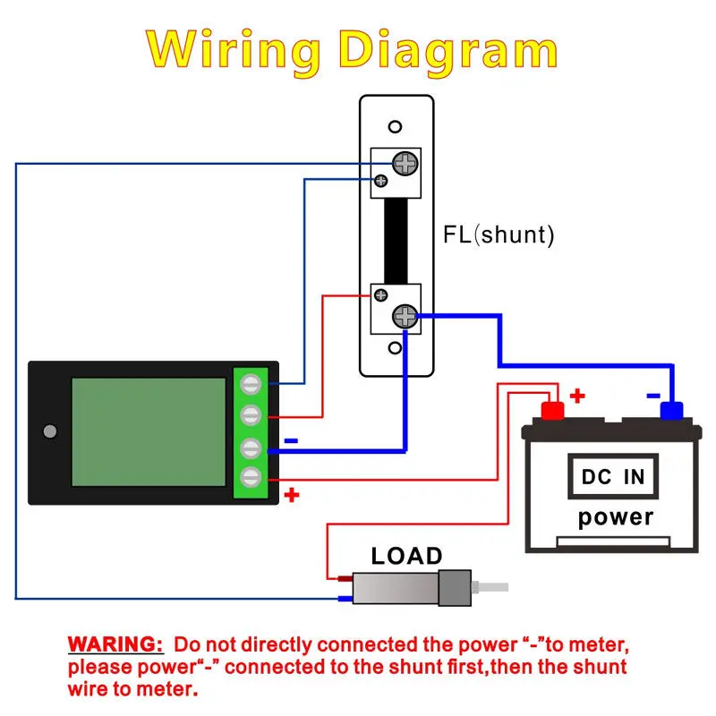 

Current Digital Ammeter Voltage Power Energy Meter Multimeter 10KW 100A Digital Accessories
