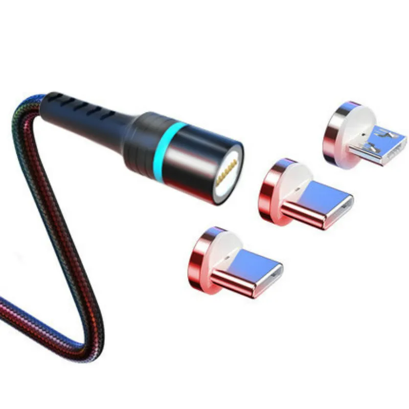 Магнитный кабель Micro USB Type C полное соглашение 5А быстрая зарядка Синхронизация