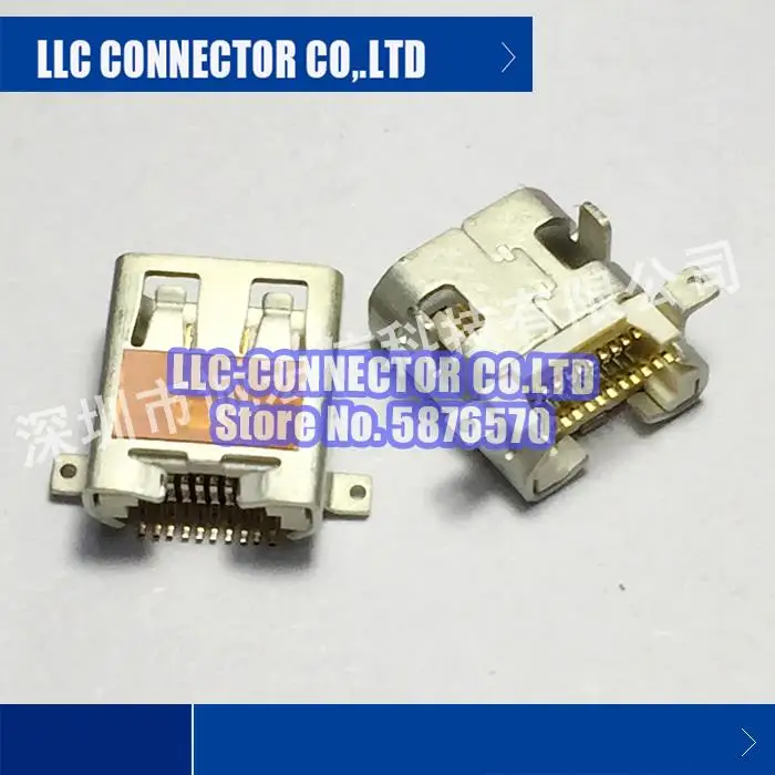 20 шт./лот 46765-2001 0467652001 HDMI Micro 19PIN USB коннектор 100% новый и оригинальный | Электроника