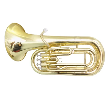 

4 Pistons Euphonium Bb with Case and mouthpiece Yellow brass Euphonium horn Musical instruments