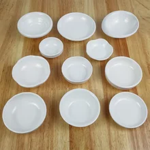 

Seasoning Dish Imitation Porcelain Sauce Dish Water Drop Shaped Taste Bowl Soy Sauce Dish High-Grade A5 Melamine Tableware