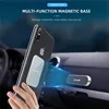 USLION mini Strip Magnetic Car Phone Paste Holder Stand For iPhone Samsung Xiaomi Wall Zinc Alloy Magnet GPS Car Mount Dashboard ► Photo 2/6