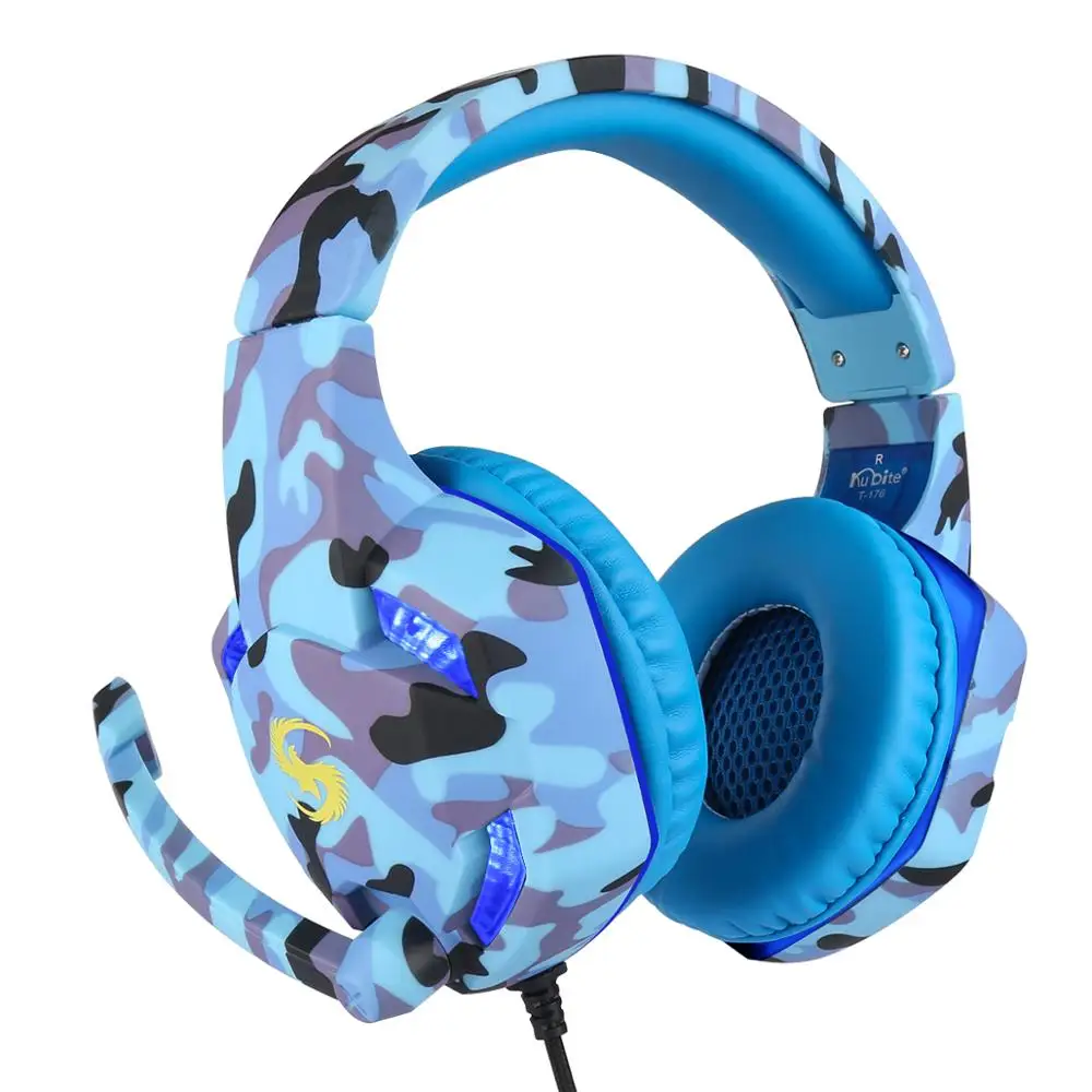 Headset Headset With Microphone For Gaming Headset PC Stereo With Microphone LED Light For Laptop Gaming Headset