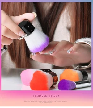 

Manicure Brush Manicure Tool Big Head Soft Brush Mushroom Brush Polishing Dust Cleaning Clean Dust Fine Brush