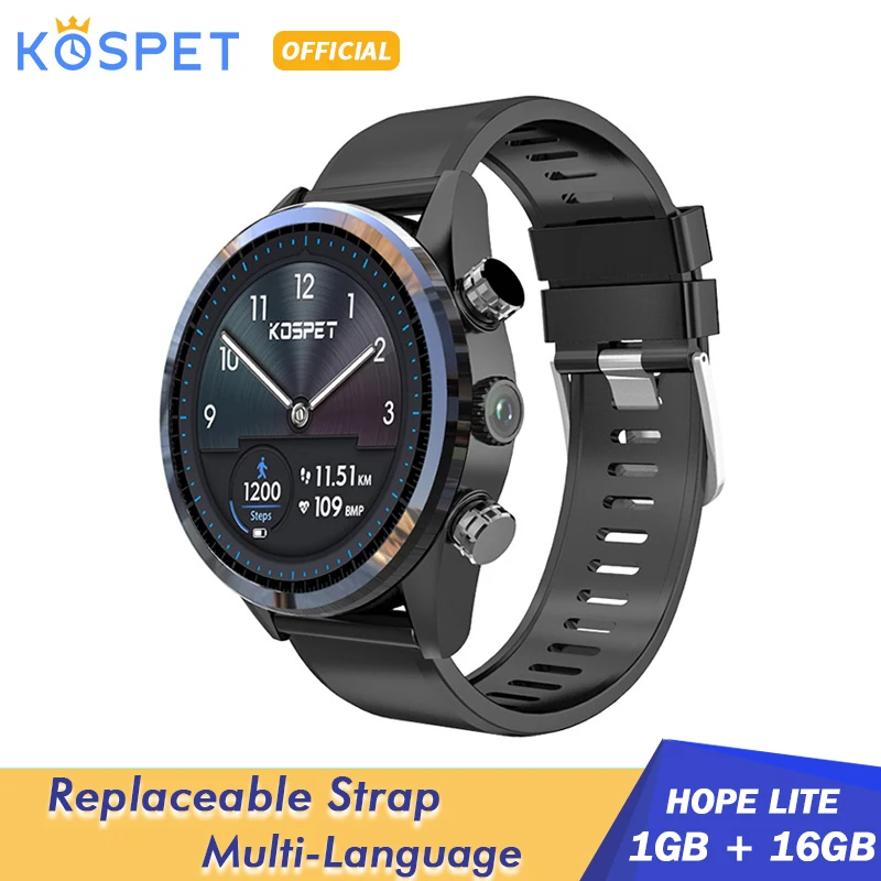 KOSPET Hope Lite Смарт-часы 1 ГБ 16 GPS Wi-Fi 620 мАч 39 &quotAMOLED Bluetooth 4G Android умные часы для мужчин |