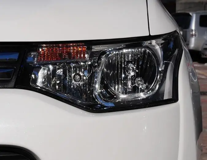 HID фара для outlander 2013- галогенная головная лампа для airtrek phev с двигателем 8301C198 8301C197 без ламп без балласта - Испускаемый цвет: Left HID