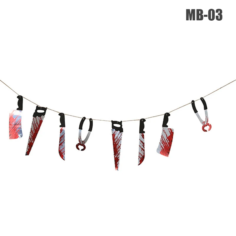 mb-03 Хэллоуин ужас Pull флаг сломанные руки приколы вечерние Хэллоуин украшения YH-17 - Цвет: mb-03