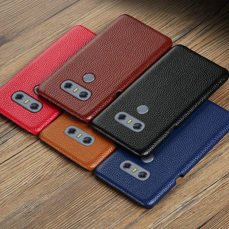 Чехол для телефона для LG G6 G7 G8s ThinQ V10 V20 V30s V40 V50 Thinq G3 G4 G5 K50 K4 K8 K10 Q6 Q7 из воловьей кожи с текстурой Личи Чехол