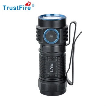 

Trustfire MC1 Aluminum Alloy Waterproof CREE XP-L HI LED Magnetic Rechargeable 1000LM Mini Outdoor Strong Light Flashlight