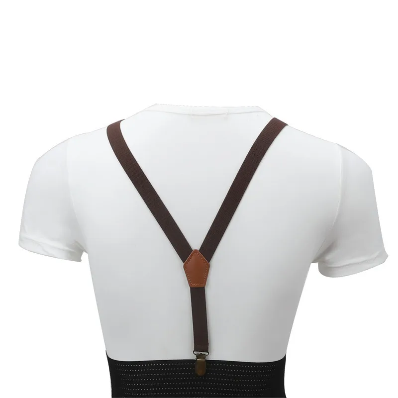 Parent-Child Style Soild Color Children/Adult Belt Baby Boys Girls Adjustable Suspenders 3 Clip-on Y-back Braces Elastic