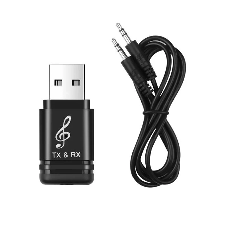 Bluetooth 5,0 аудио передатчик стерео аудио музыкальный адаптер Bluetooth приемник AUX USB 3,5 мм разъем для домашнего ТВ ПК беспроводной адаптер