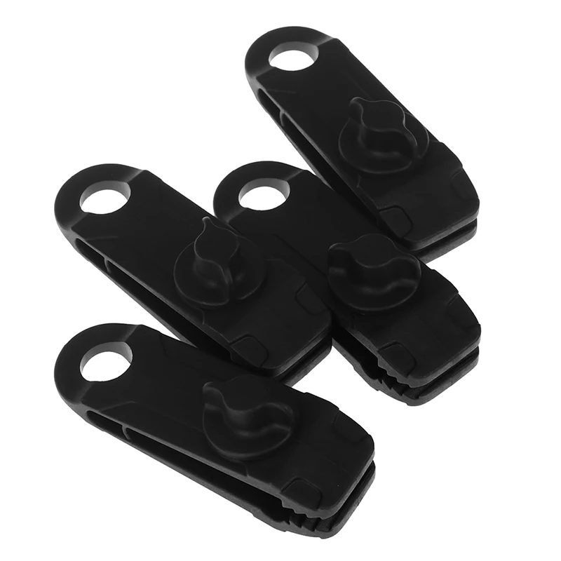

4pcs/set Tent Clips Heavy Duty Windproof Awning Clamp Tent Cloth Clips Accessory