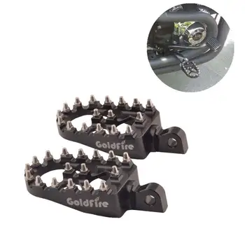 

1 Pair CNC Wide MX Offroad Pegs 360° Roating Chopper Bobber Style CNC Cut Front & Rear Foot Pegs Suit For Harley (Wide Fat Footp
