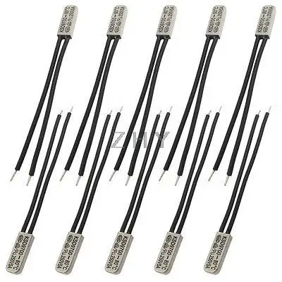 

10 Pcs Bimetal Temperature Control Switch Thermostat 80C N.C KSD9700