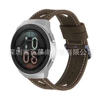 

Suitable for Huawei Watch Watch Gt2e Sport Smart Watch 3 Leather Watch Strap for Rhombus Replacement Wrist Strap Wristband