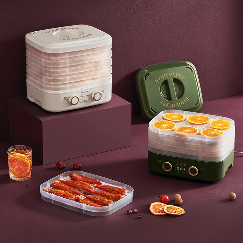 JZE-R2 Dried Fruit Machine 5-Layer Automatic Food Dryer, Fruit, Vegetable, Pet, Meat, Food Dryer, Small Household