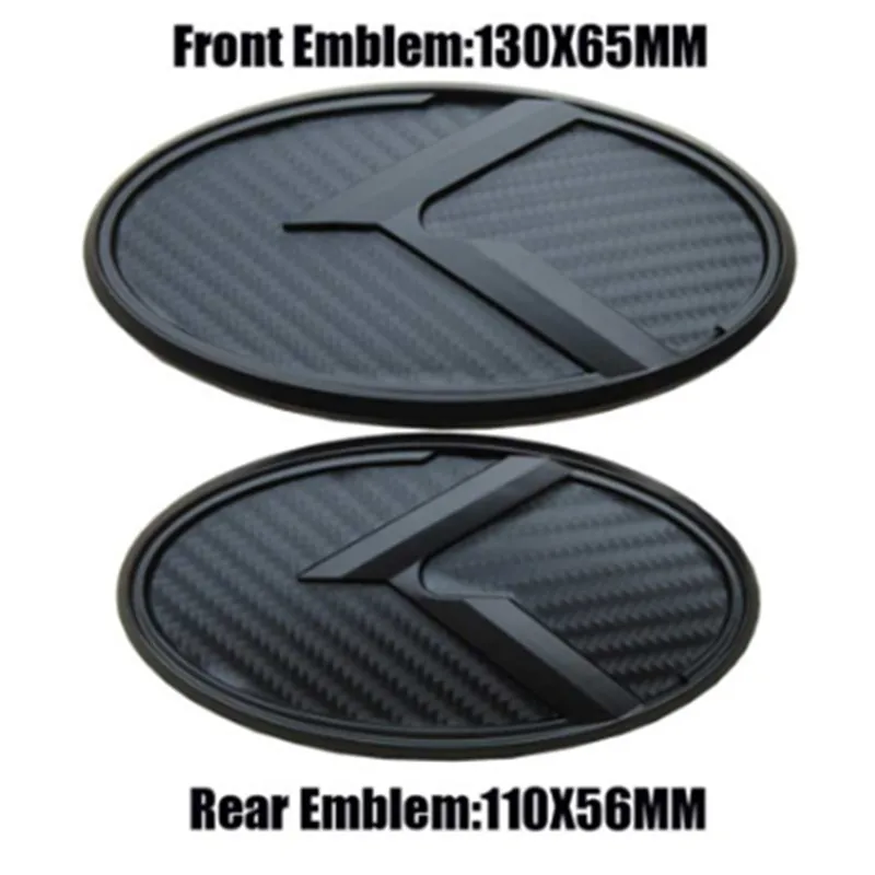 Эмблемы K из углеродного волокна для багажника KIA или капота FORTE KOUP OPTIMA CADENZA CEED CERATTO