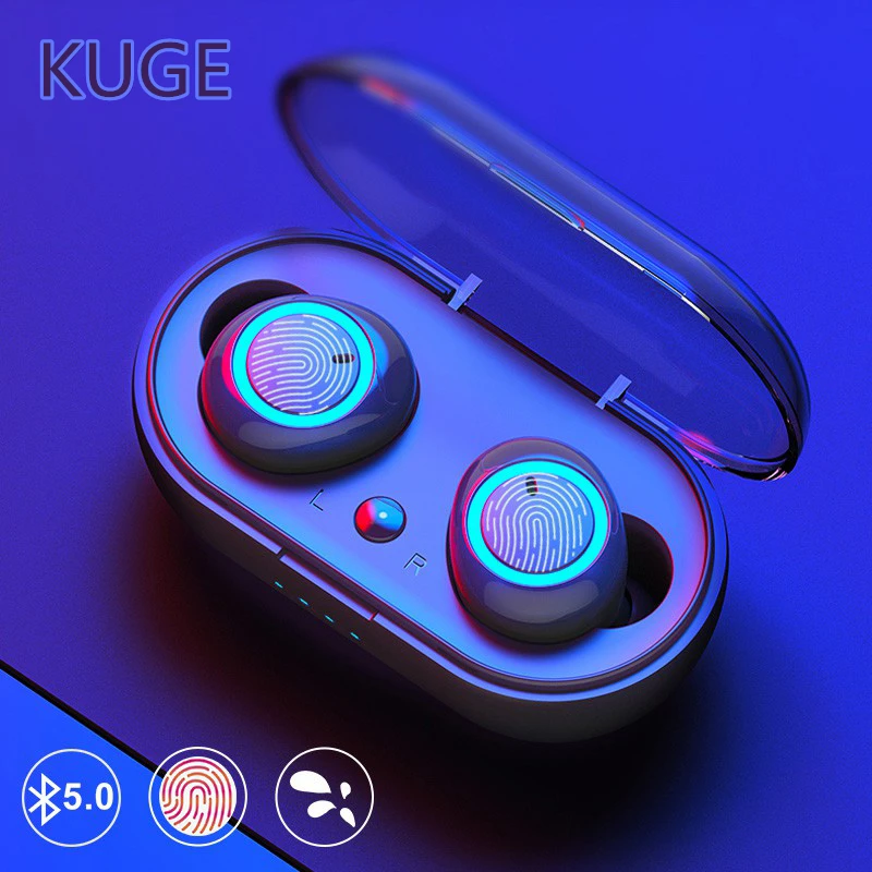 

Bluetooth 5.0 Earphones TWS Wireless Earphone Touch Control Earphone Handsfree Headphone Sports Earbuds Gaming Headset Phone