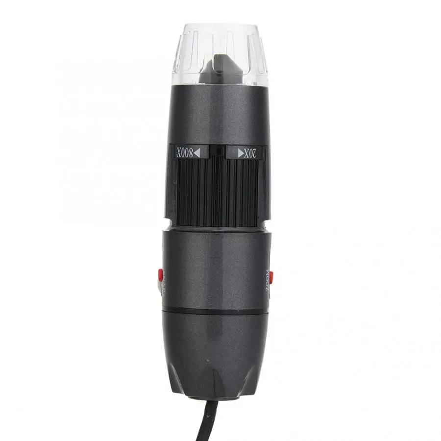1 компл. S08 8LED 20X-800X USB цифровой микроскоп с универсальным металлическим кронштейном поддержки