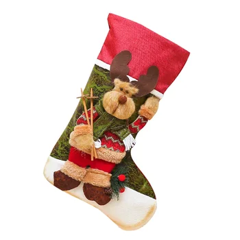 

1pc Cute Creative Lovely Hanging Socks Gift Bag Candy Bag Xmas Stockings