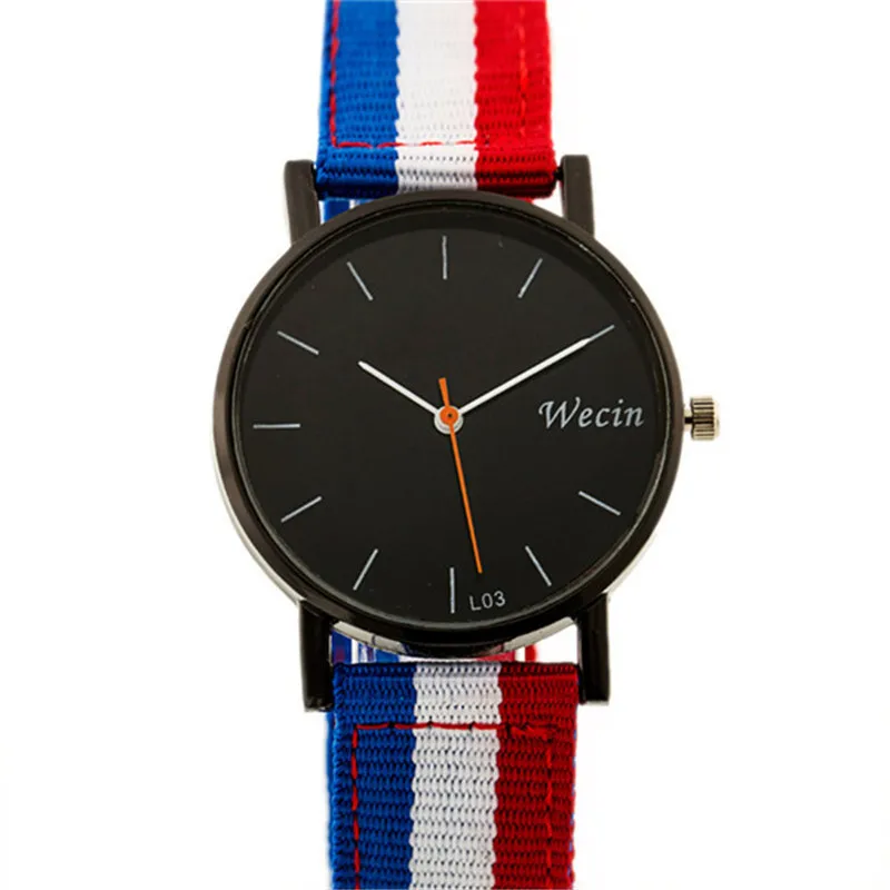 

Wecin Sports Fashion Simple England Retro Nylon Ribbon Canvas Men And Women Watch Wholesale Foreign Trade Hot Selling