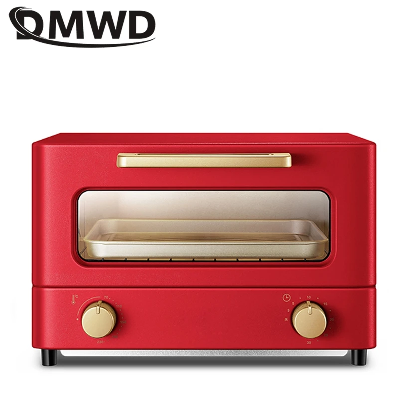 DMWD 12L Household Intelligent Electric Baking Oven DIY Pizza Dessert Cake Maker Temperature Control Timing Baking Tools 220V