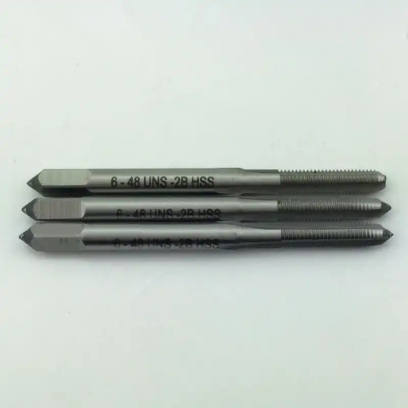 3* 6-48 UNS 3 Flute HSS Tap High Speed Steel Metalworking Hand Tools Supplies