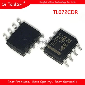 

10PCS TL072CDR SOP8 TL072C SOP TL072 SMD 072CDR SOP-8 TL072CDT TL072C