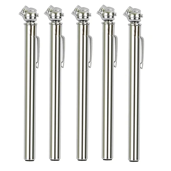 

Low Pressure Pen Tire Gauge 1-20 PSI for Golf Carts, ATV's and Air Springs 5 Pack
